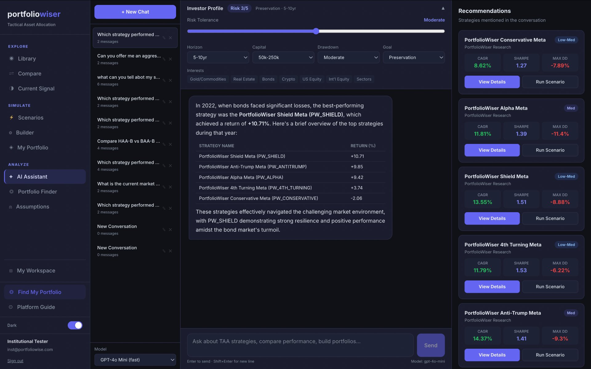 AI Assistant screenshot